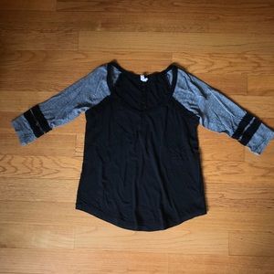 Free people 3/4 tee